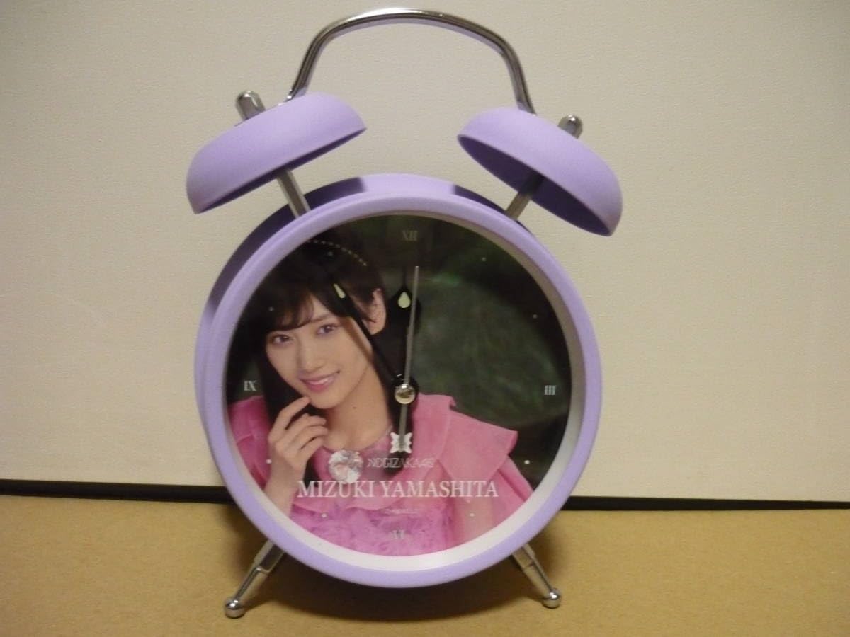 山下美月 時計 紫色　ボイス目覚まし時計 山下美月 時計 紫色 ボイス目覚まし時計